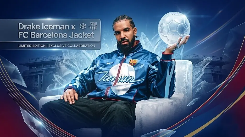 Drake Iceman x FC Barcelona Jacket