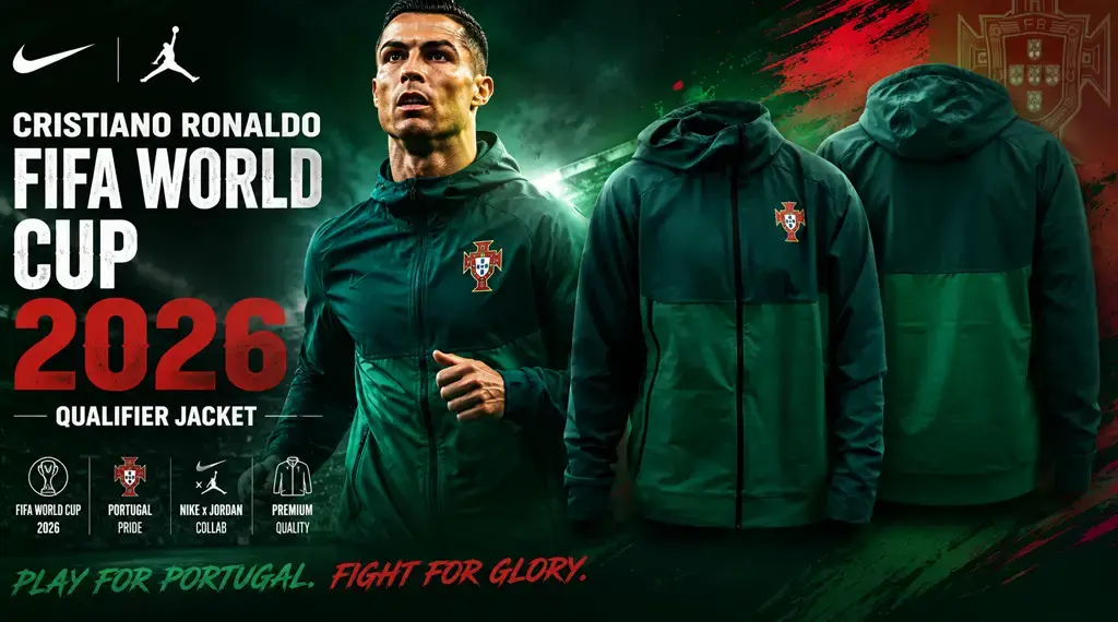 Cristiano Ronaldo Fifa World Cup 2026 Qualifier Jacket