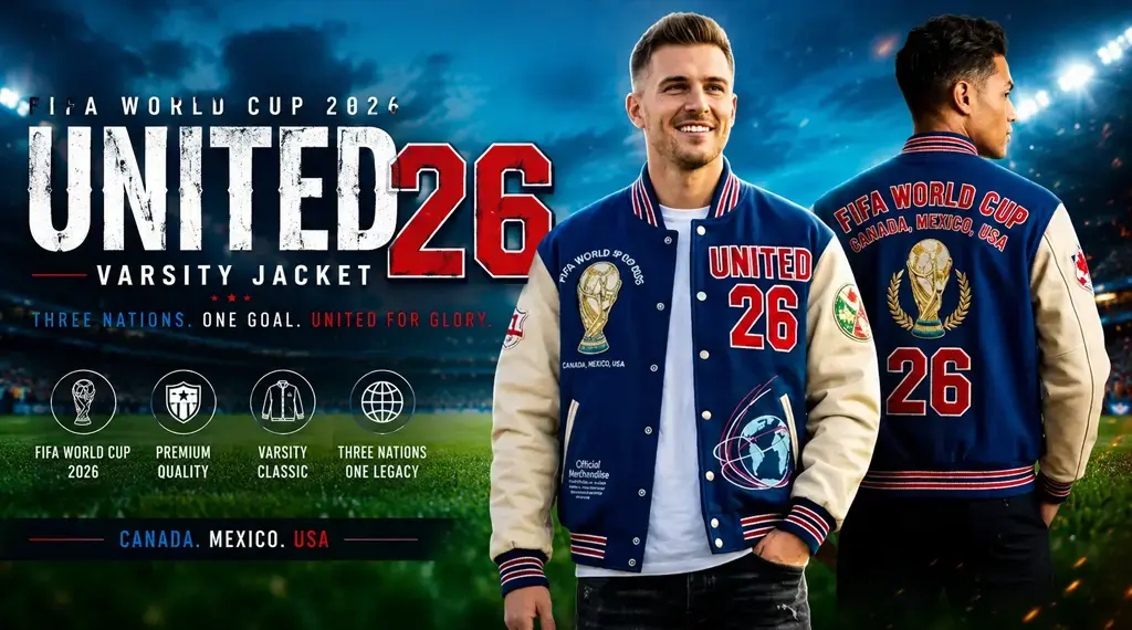 FIFA World Cup 2026 UNITED 26 Varsity Jacket