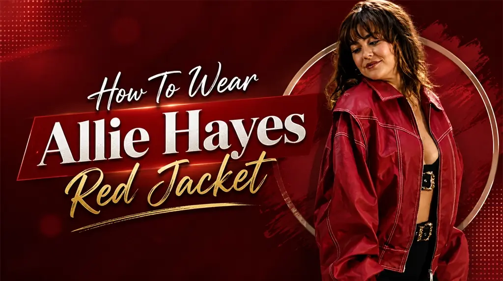 How To Wear Allie Hayes Red Jacket