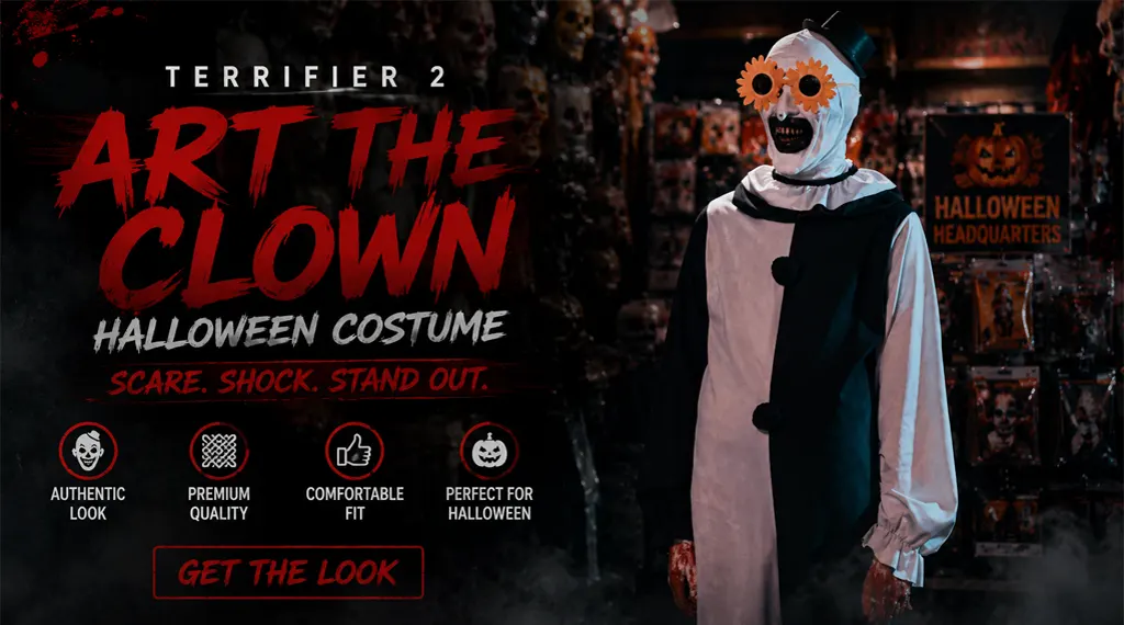 Terrifier 2 Art the Clown Halloween Costume
