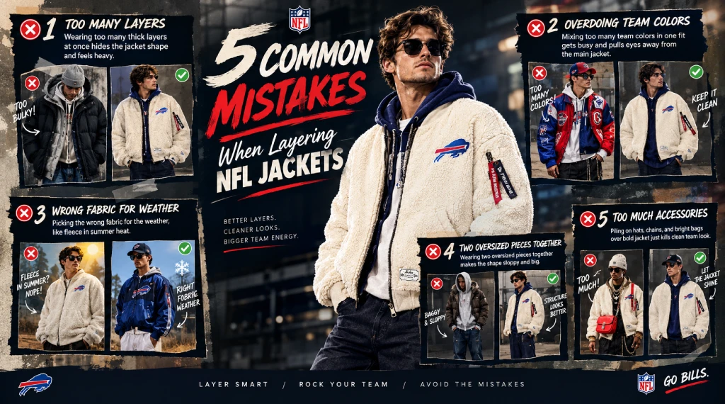 5 Common Mistakes When Layering NFL Jackets