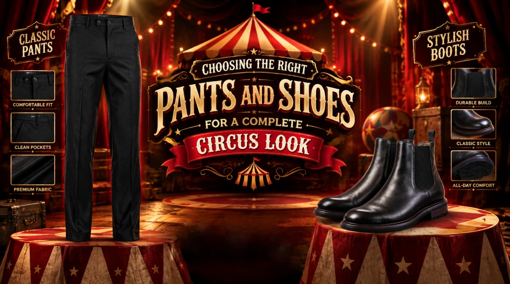 Choosing the Right Pants and Shoes for a Complete Circus Look