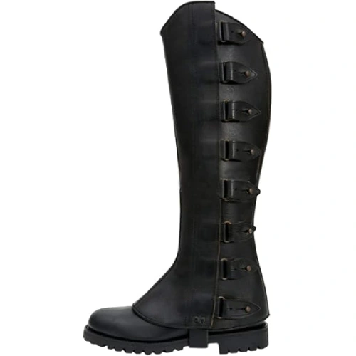 Finish With a Rugged Black Boot