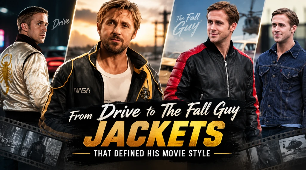 From Drive to The Fall Guy Jackets That Defined His Movie Style
