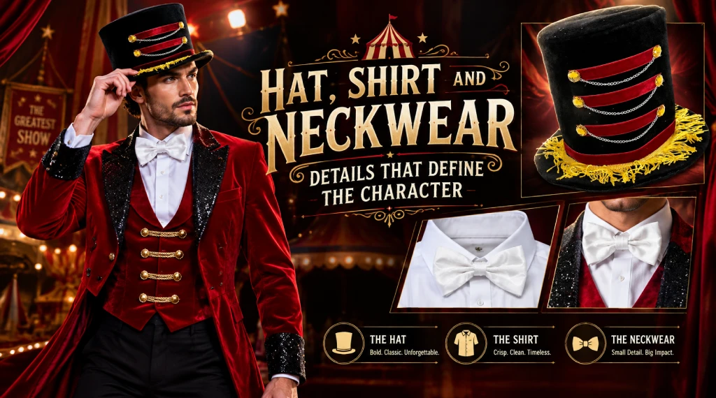 Hat Shirt and Neckwear Details That Define the Character