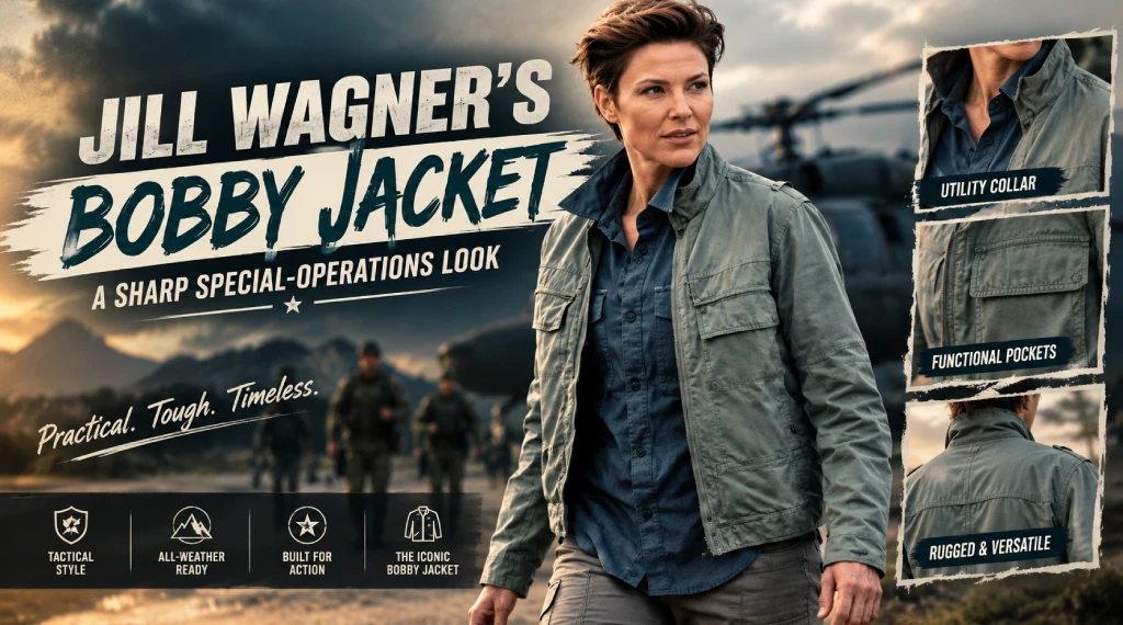 Jill Wagners Bobby Jacket A Sharp Special Operations Look