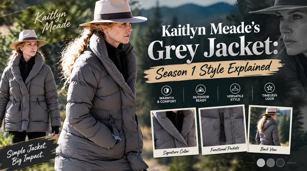 Kaitlyn Meades Grey Jacket Season 1 Style Explained