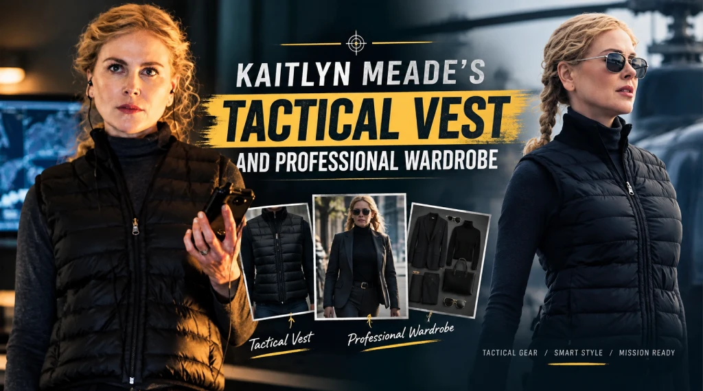 Kaitlyn Meade's Tactical Vest and Professional Wardrobe