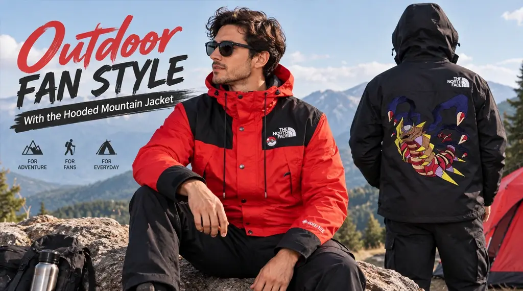 Outdoor Fan Style With the Hooded Mountain Jacket