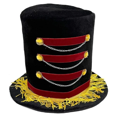 Ringmaster Red Velvet Cosplay Costume Hat
