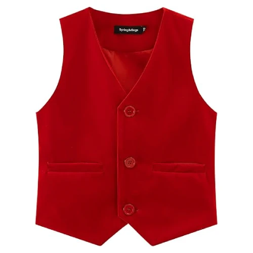 Ringmaster Red Velvet Cosplay Costume Vest