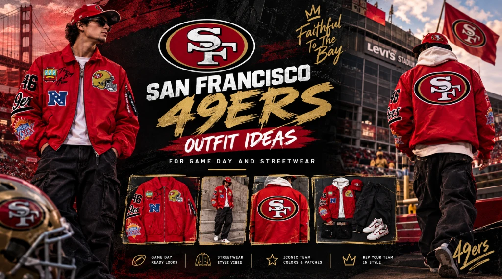 San Francisco 49ers Outfit Ideas for Game Day and Streetwear
