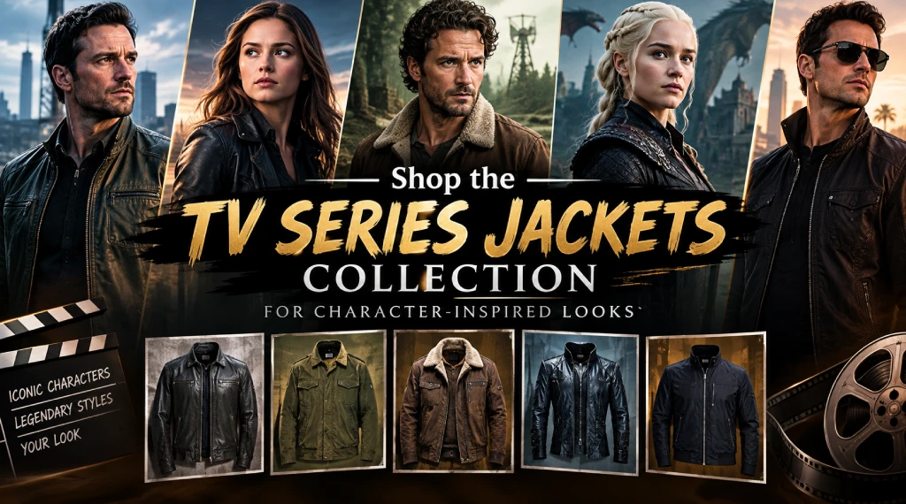 Shop the TV Series Jackets Collection for Character Inspired Looks