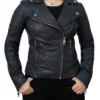 Buy Bari Women’s Vintage Black Biker Jacket
