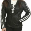 Buy Emma Womens Black Moto Jacket