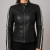 Emma Womens Black Moto Jacket