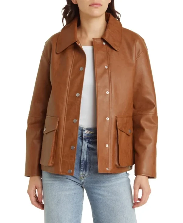 A2 Leather Bomber Jacket Womens Main