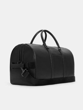Black Real Leather Weekender Bags Style