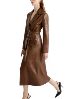 Brown Trench Coats Womens Walk