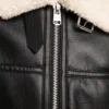 Buy Women RAF Shearling Aviator B3 Bomber Jacket Collar