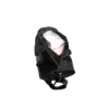 Classic Mens Black Leather Cowhide Duffle Bag Closure