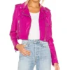 Pink Moto Jacket