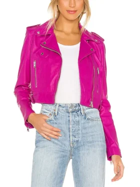 Pink Moto Jacket