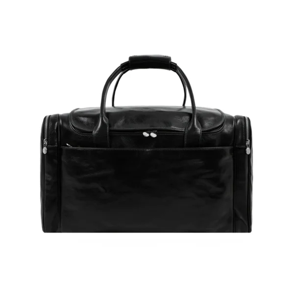 Handmade Black Large Duffle Bag For Mens Main