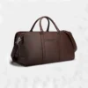 Handmade Leather Brown Weekender Bag Belt