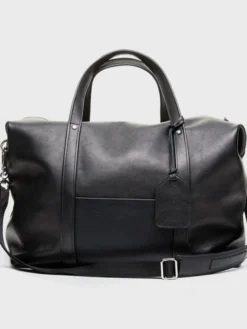 Handmade Leather Duffle Travel Bag Main