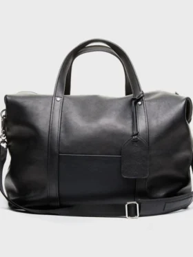 Handmade Leather Duffle Travel Bag Main