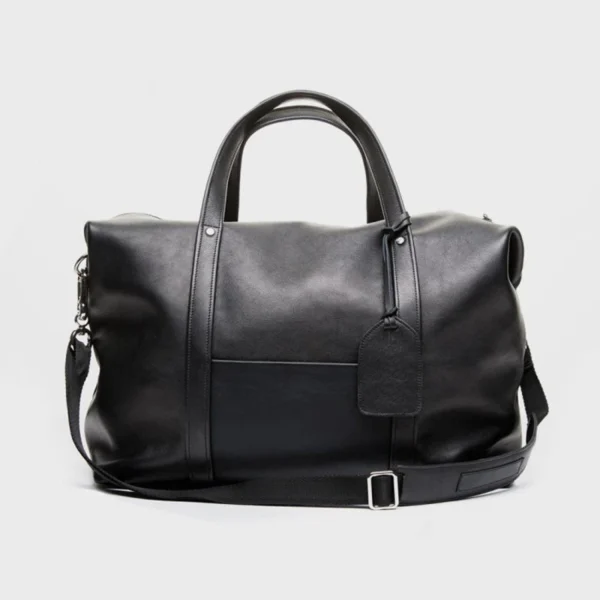 Handmade Leather Duffle Travel Bag Main