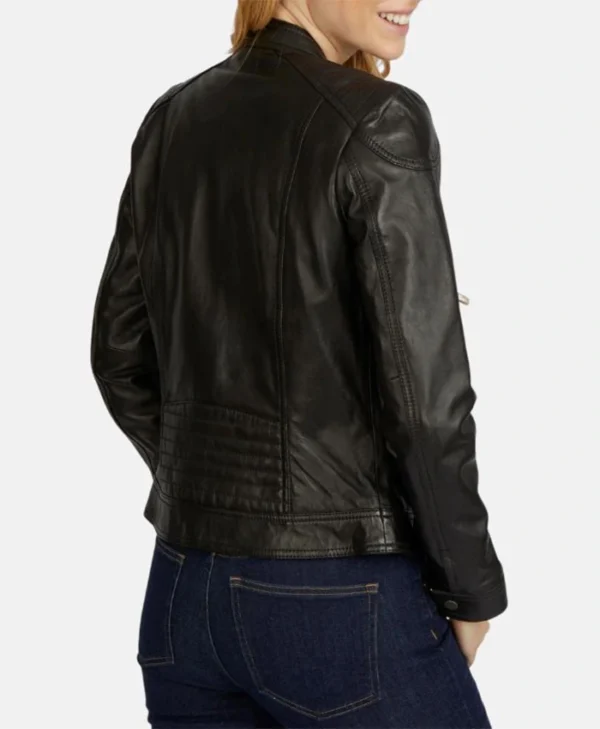 Jennifer Women’s Black Leather Jacket Style