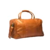 Mens Carry On Tan Duffle Bag For Traveling Belted