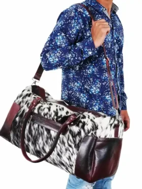 Cowhide Duffle Bag