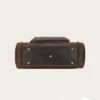 Real Leather Big Brown Duffle Bag Inner