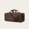 Real Leather Big Brown Duffle Bag Main