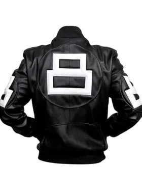 Smith Bomber Black Jacket 8 Ball Jacket Main