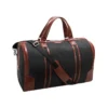 Stylish Black And Brown Mens Duffle Bag Travel Style
