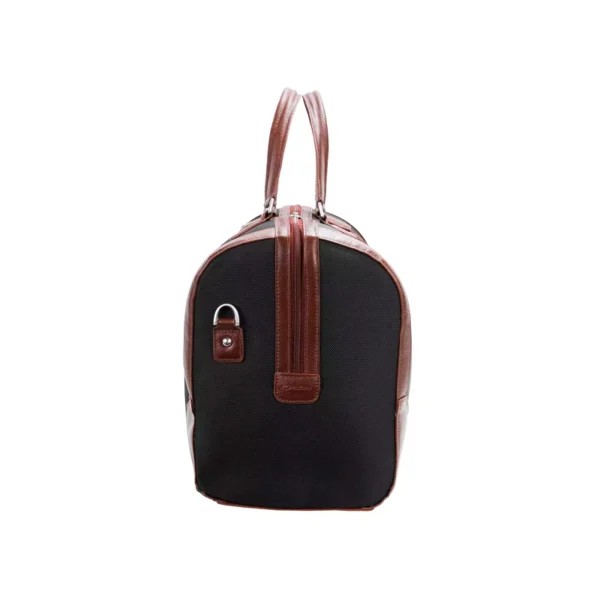 Stylish Black And Brown Mens Duffle Bag Travel belted