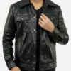Trucker Leather Jacket Closure