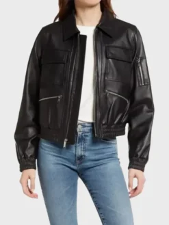 Uraban Edge Lambskin Bomber Jacket