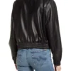 Uraban Edge Lambskin Bomber Jacket Back
