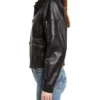 Uraban Edge Lambskin Bomber Jacket Side