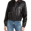 Uraban Edge Lambskin Bomber Jacket Style