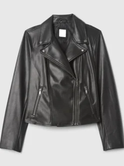 Wild Biker Style Leather Jacket Front