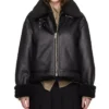 Womens B3 RAF Belted Flight Shearling Jacket