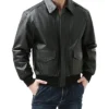 Air Force A 2 Leather Flight Bomber Jacket Front