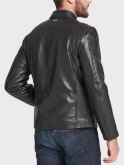 Bloodaxe Motorcycle Leather Jacket for Men Back